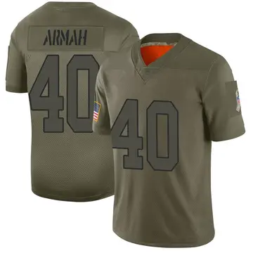 Nike Alex Armah Men's Limited Washington Commanders Camo 2019 Salute to Service Jersey