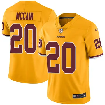 Nike Bobby McCain Youth Limited Washington Commanders Gold Color Rush Jersey