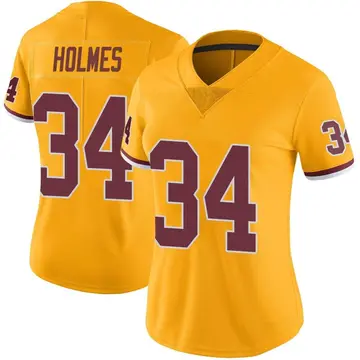 Nike Christian Holmes Women's Limited Washington Commanders Gold Color Rush Jersey