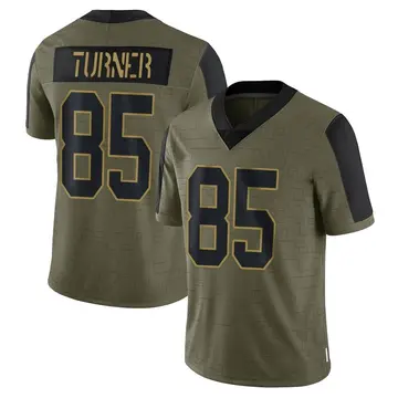 Nike Cole Turner Men's Limited Washington Commanders Olive 2021 Salute To Service Jersey