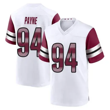 Nike Daron Payne Men's Game Washington Commanders White Jersey