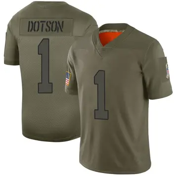 Nike Jahan Dotson Men's Limited Washington Commanders Camo 2019 Salute to Service Jersey
