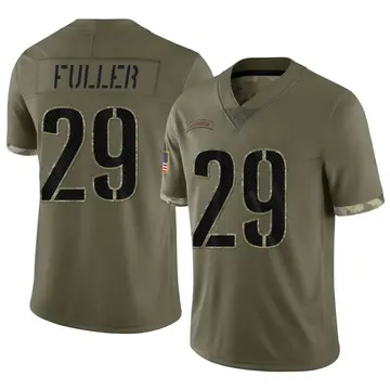 Nike Kendall Fuller Men's Limited Washington Commanders Olive 2022 Salute To Service Jersey