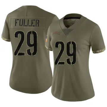 Nike Kendall Fuller Women's Limited Washington Commanders Olive 2022 Salute To Service Jersey
