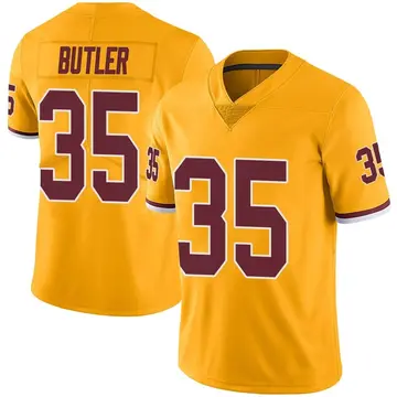 Nike Percy Butler Men's Limited Washington Commanders Gold Color Rush Jersey