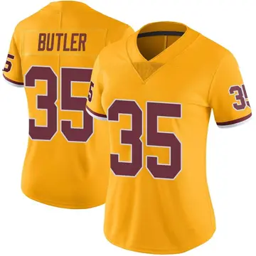 Nike Percy Butler Women's Limited Washington Commanders Gold Color Rush Jersey