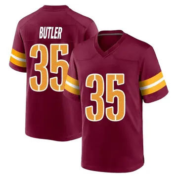 Nike Percy Butler Youth Game Washington Commanders Burgundy Jersey